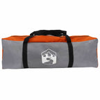 Tenda Teepee per 4 persone con tetto Grigio e arancione