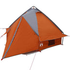 Tenda Teepee per 4 persone con tetto Grigio e arancione