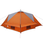 Tenda Teepee per 4 persone con tetto Grigio e arancione