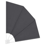 Schermo di Privacy per Balcone 115 x 115 cm Poliestere Nero