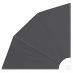 Schermo di Privacy per Balcone 140 x 140 cm Poliestere Nero