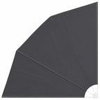 Schermo di Privacy per Balcone 210 x 210 cm Poliestere Nero