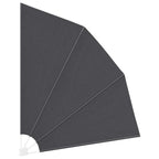 Schermo di Privacy per Balcone 210 x 210 cm Poliestere Nero