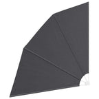 Schermo di Privacy per Balcone 210 x 210 cm Poliestere Nero