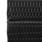 Divider per stanze Nero 195 x 180 cm polyrattan