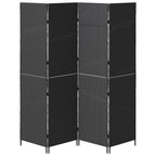 Divider per stanze Nero 195 x 180 cm polyrattan
