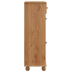 Mobile per scarpe ASKIM Marrone 85 x 35 x 108 cm Pino massello