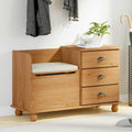 Panchina con contenitore ASKIM Marrone 100 x 39 x 62 cm