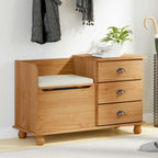 Panchina con contenitore ASKIM Marrone 100 x 39 x 62 cm