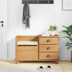 Panchina con contenitore ASKIM Marrone 100 x 39 x 62 cm