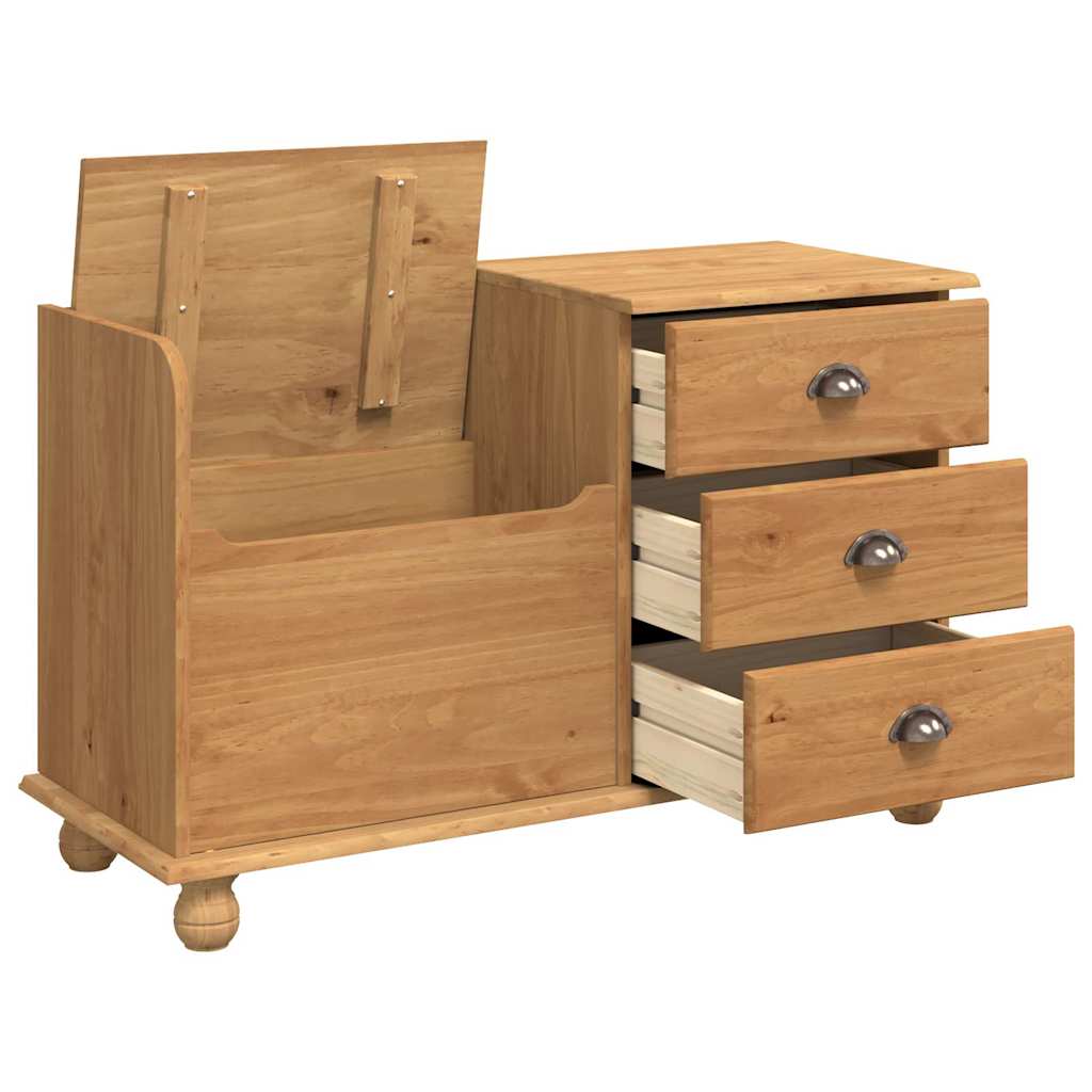 Panchina con contenitore ASKIM Marrone 100 x 39 x 62 cm