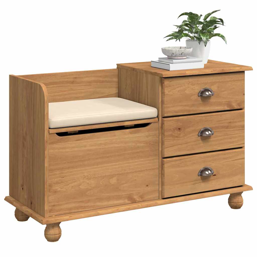 Panchina con contenitore ASKIM Marrone 100 x 39 x 62 cm