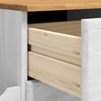 Panchina con contenitore ASKIM Bianco 100 x 39 x 62 cm