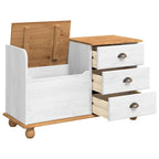 Panchina con contenitore ASKIM Bianco 100 x 39 x 62 cm