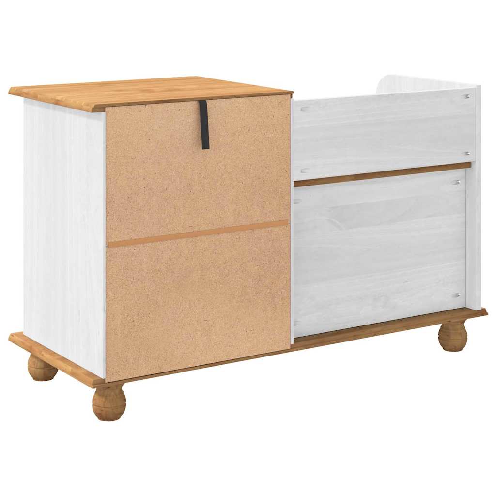 Panchina con contenitore ASKIM Bianco 100 x 39 x 62 cm