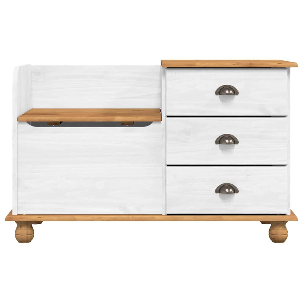 Panchina con contenitore ASKIM Bianco 100 x 39 x 62 cm