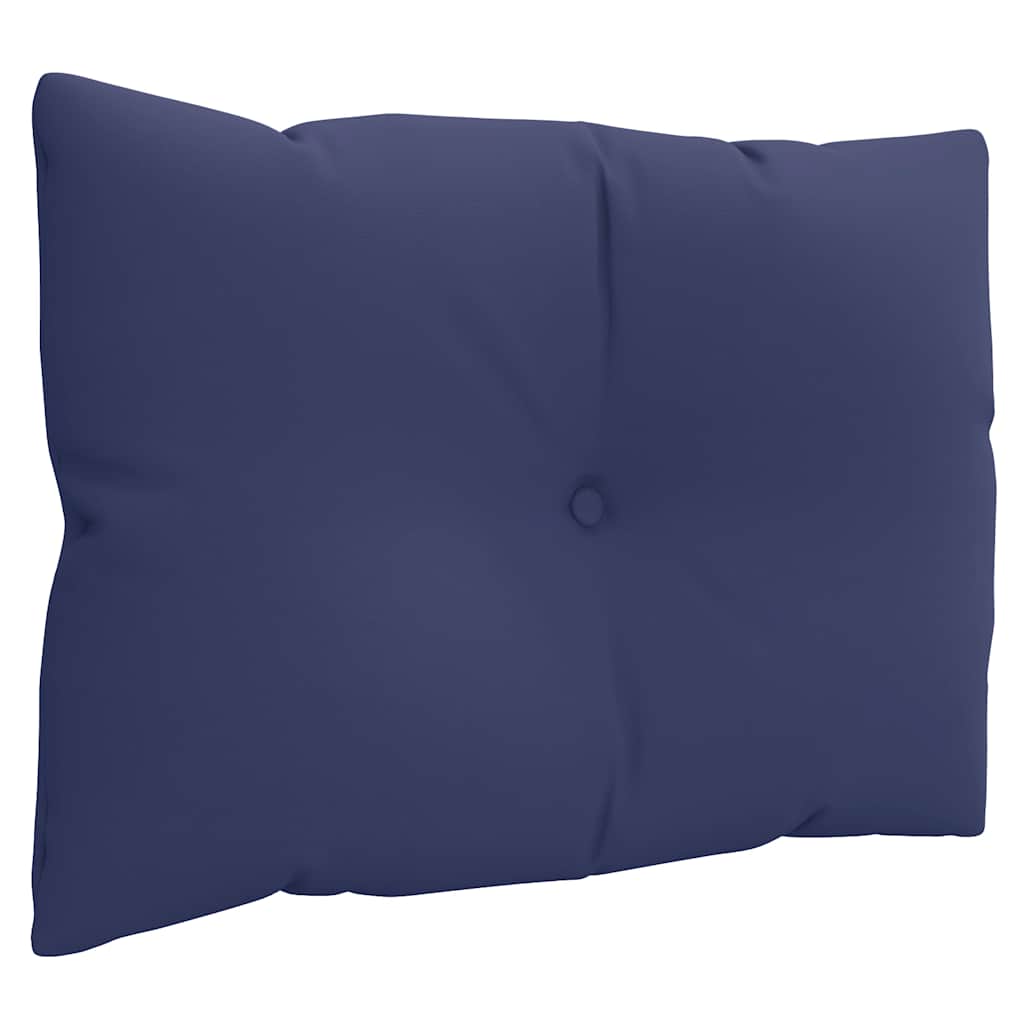 Cuscini per Pallet 3 pz Blu Marino in Tessuto Oxford