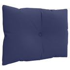 Cuscini per Pallet 3 pz Blu Marino in Tessuto Oxford