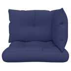 Cuscini per Pallet 3 pz Blu Marino in Tessuto Oxford