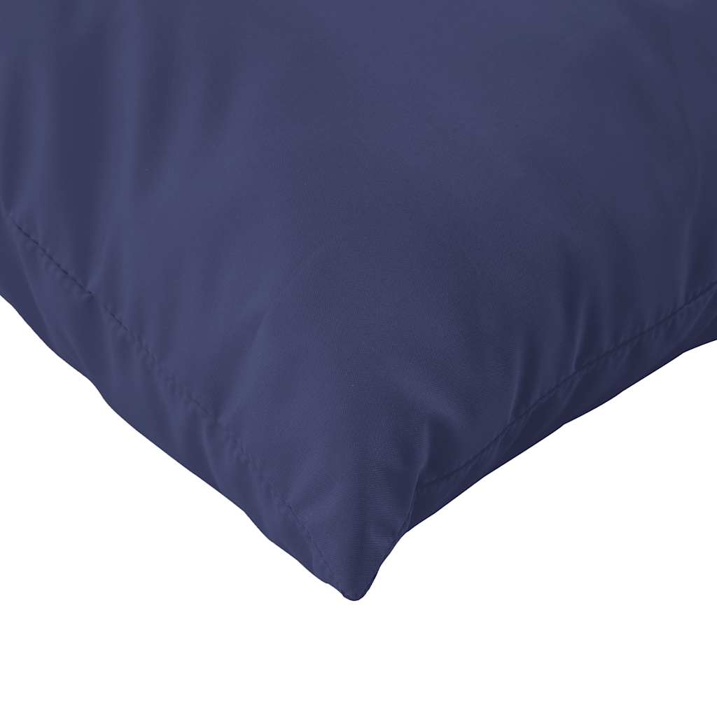 Cuscini per Pallet 3 pz Blu Marino in Tessuto Oxford