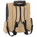 Carrello per Animali 3 in 1 Design Sabbia 48x32x(57-106) cm Tessuto Oxford