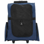 Carrello per animali domestici 3 in 1 Design Blu 48x32x(57-106) cm Tessuto Oxford