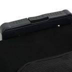 Carrello per Animali 3 in 1 Design Nero 48x32x(57-106) cm Tessuto Oxford