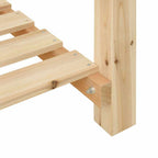 Vaso da giardino con lo scaffale Beige 60,5 x 60 x 76,5 cm
