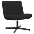 Sedia girevole Nero 63 x 75 x 76 cm Pelle di Pecora