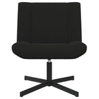 Sedia girevole Nero 63 x 75 x 76 cm Pelle di Pecora