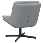 Sedia girevole Grigio chiaro 63 x 75 x 76 cm Tessuto