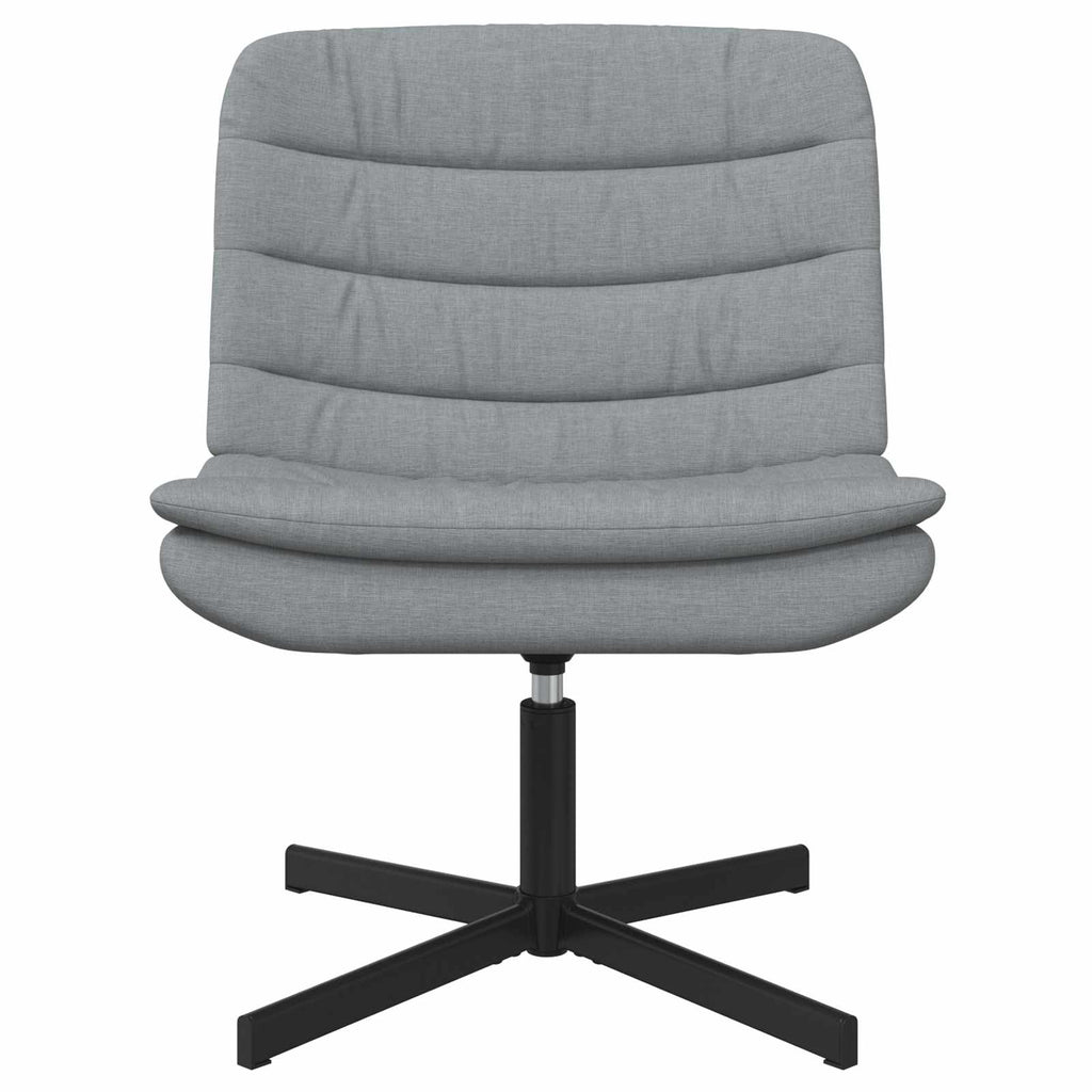 Sedia girevole Grigio chiaro 63 x 75 x 76 cm Tessuto