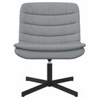 Sedia girevole Grigio chiaro 63 x 75 x 76 cm Tessuto