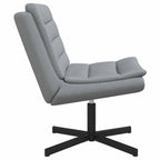 Sedia girevole Grigio chiaro 63 x 75 x 76 cm Tessuto
