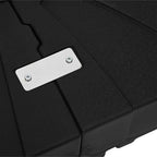 Base per Ombrellone a Braccio Nero 86 x 86 x 19 cm