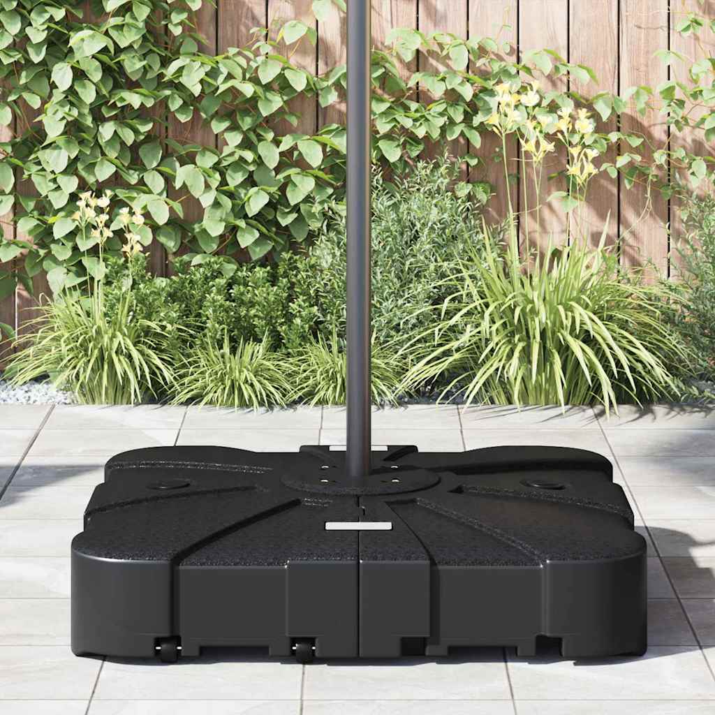 Base per Ombrellone a Braccio Nero 86 x 86 x 19 cm