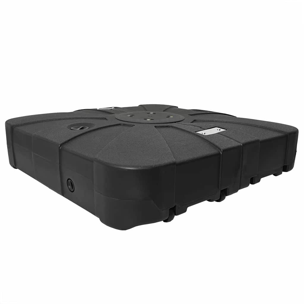 Base per Ombrellone a Braccio Nero 86 x 86 x 19 cm