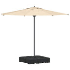 Base per Ombrellone a Braccio Nero 86 x 86 x 19 cm