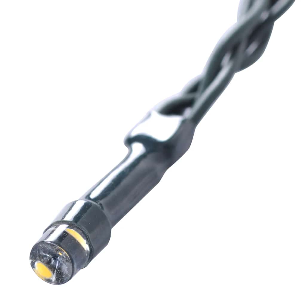Sfere di Bosso Artificiale con Luci LED 2 pz Verdi 45 cm