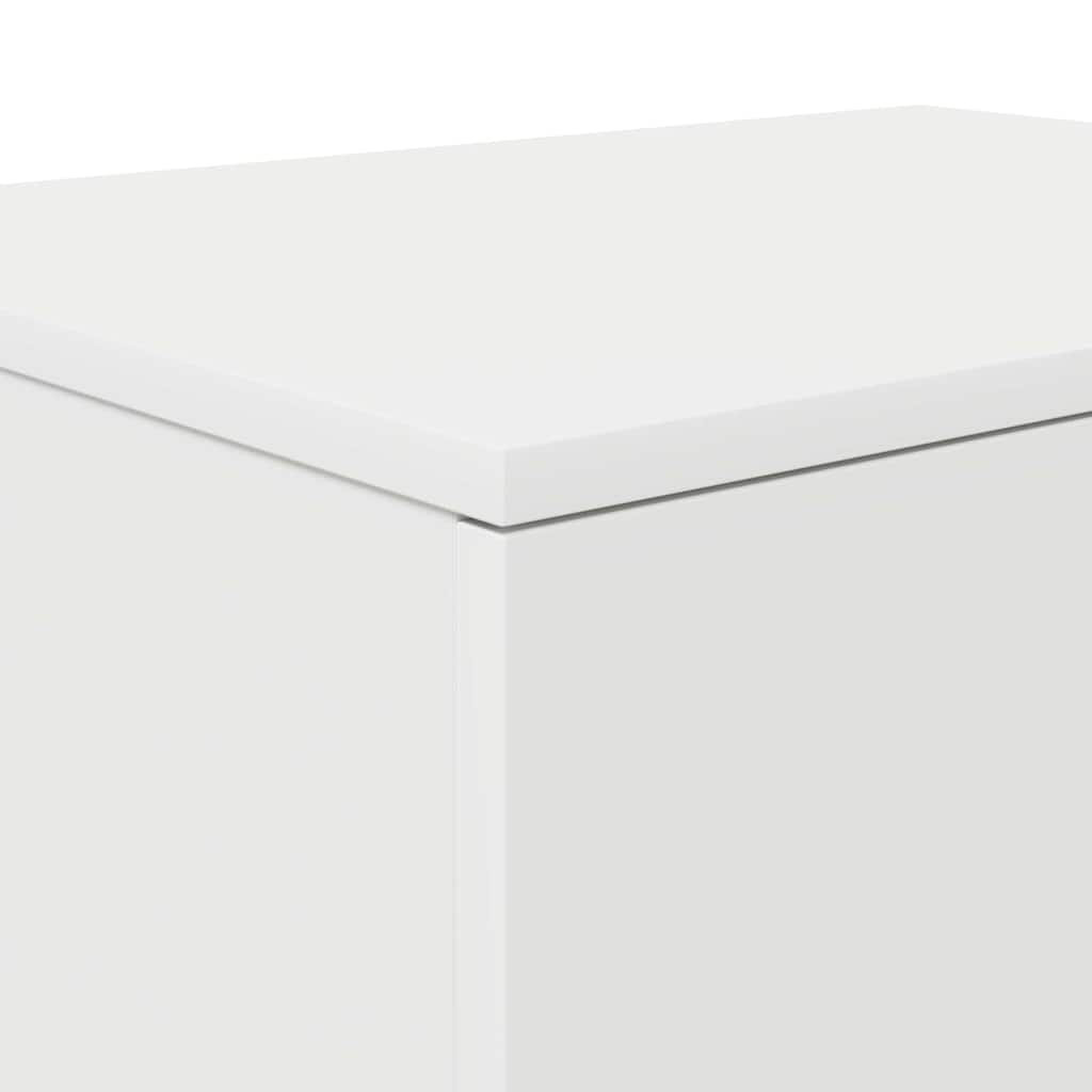 Armadio 2 pcs Bianco 127 x 41 x 40 cm Legno multistrato