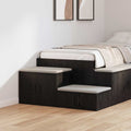 Armadio 2 pcs Rovere Nero 127 x 41 x 40 cm Legno multistrato