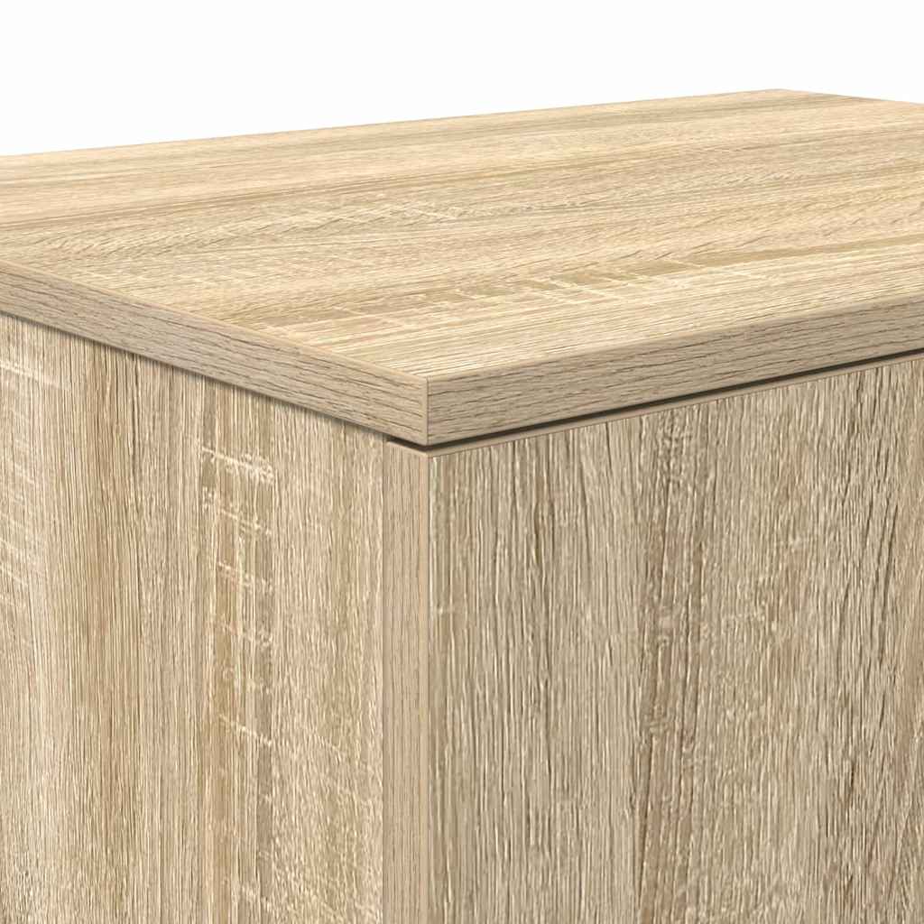 Armadio 2 pcs Rovere Sonoma 127 x 41 x 40 cm Legno multistrato
