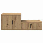 Armadio 2 pcs Rovere artigianale 127 x 41 x 40 cm