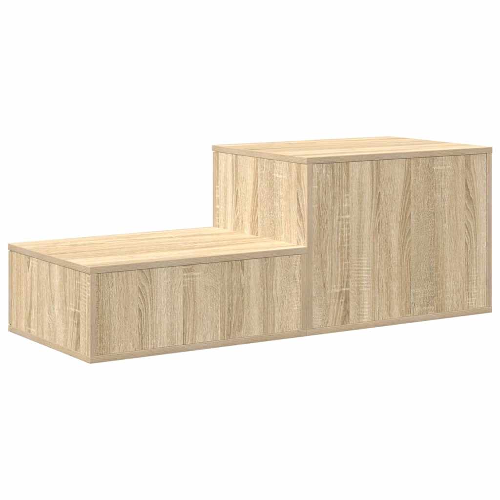 Armadio 2 pcs Rovere Sonoma 118 x 41 x 40 cm Legno multistrato