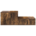 Armadio 2 pcs Rovere fumé 118 x 41 x 40 cm Legno multistrato