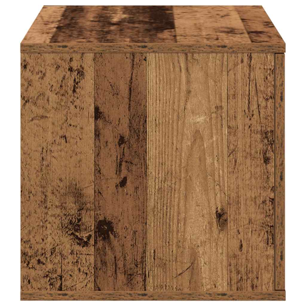 Armadio 2 pcs Legno vecchio 118 x 41 x 40 cm Legno multistrato