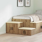 Armadio 2 pcs Rovere artigianale 118 x 41 x 40 cm