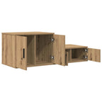 Armadio 2 pcs Rovere artigianale 118 x 41 x 40 cm