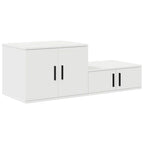 Armadio 2 pcs Bianco 108 x 41 x 40 cm Legno multistrato