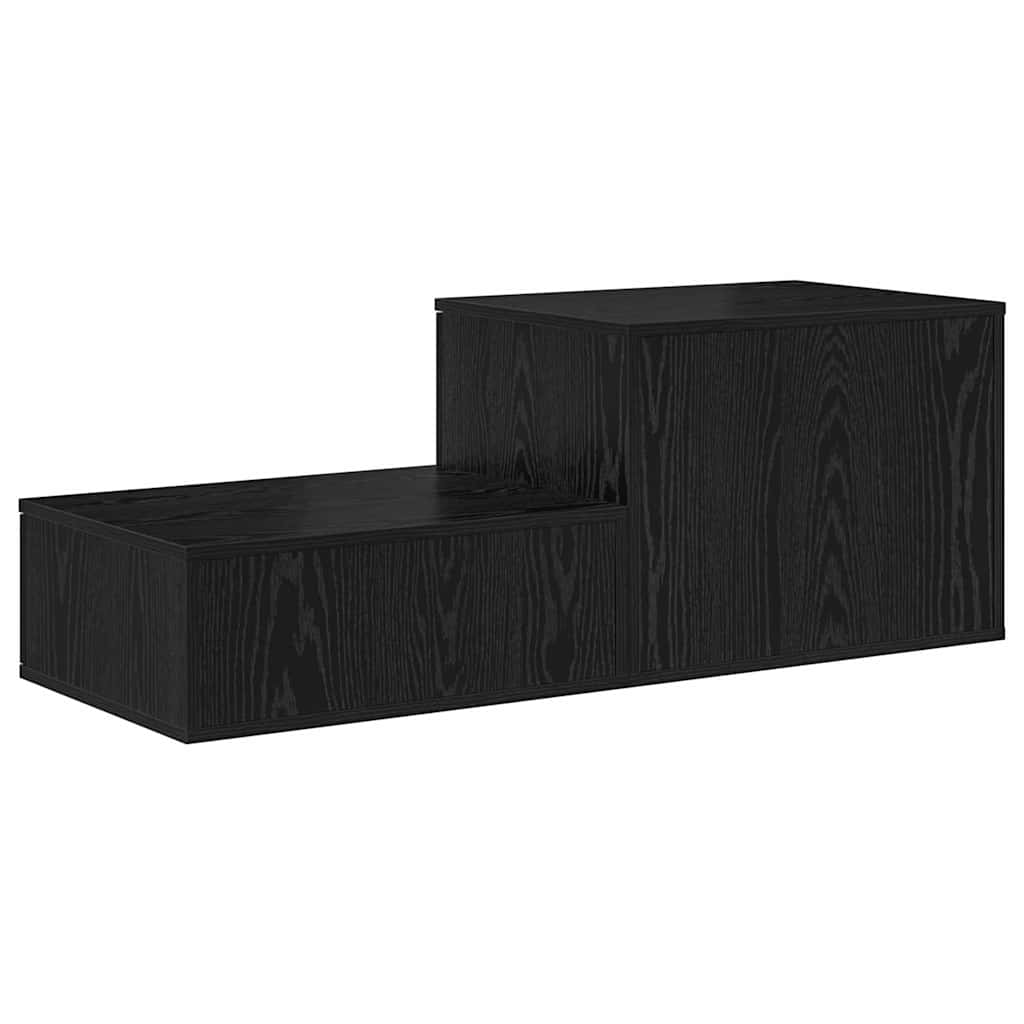 Armadio 2 pcs Rovere Nero 108 x 41 x 40 cm Legno multistrato